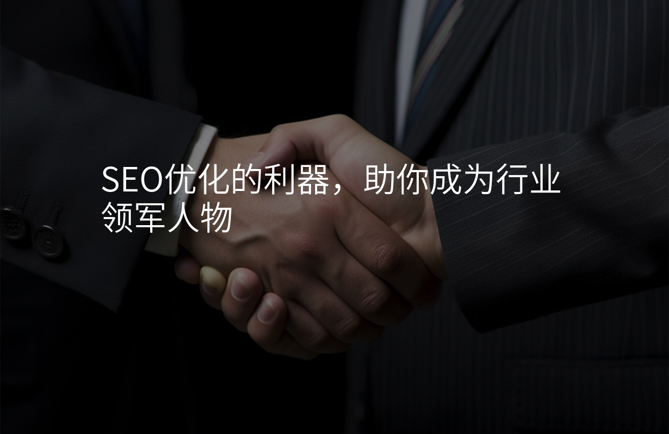 SEO优化的利器，助你成为行业领军人物