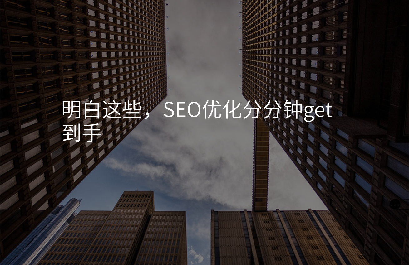 明白这些，SEO优化分分钟get到手